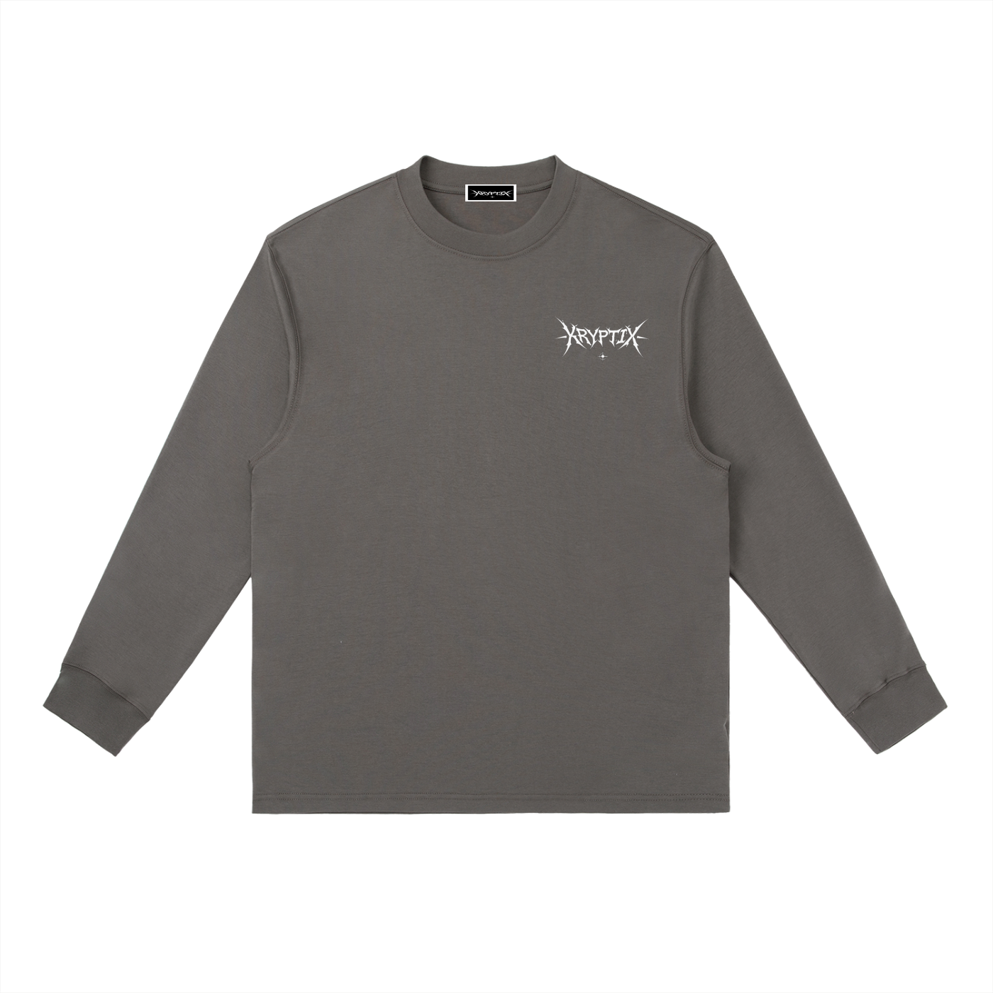Krpytix-Crewneck Long-Sleeve T-Shirt