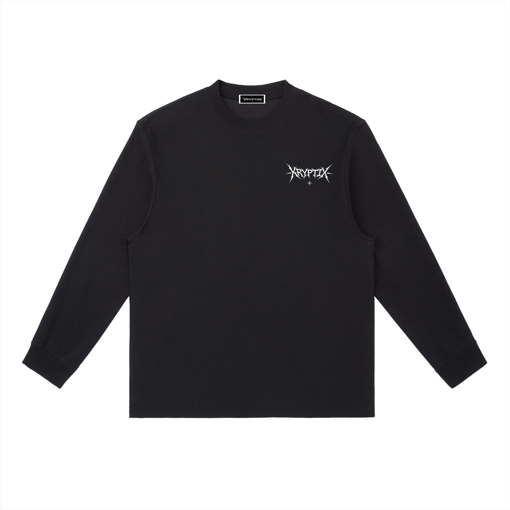 Krpytix-Crewneck Long-Sleeve T-Shirt