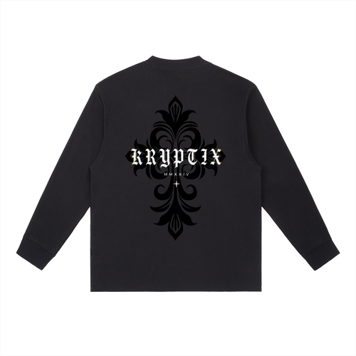 Krpytix-Crewneck Long-Sleeve T-Shirt