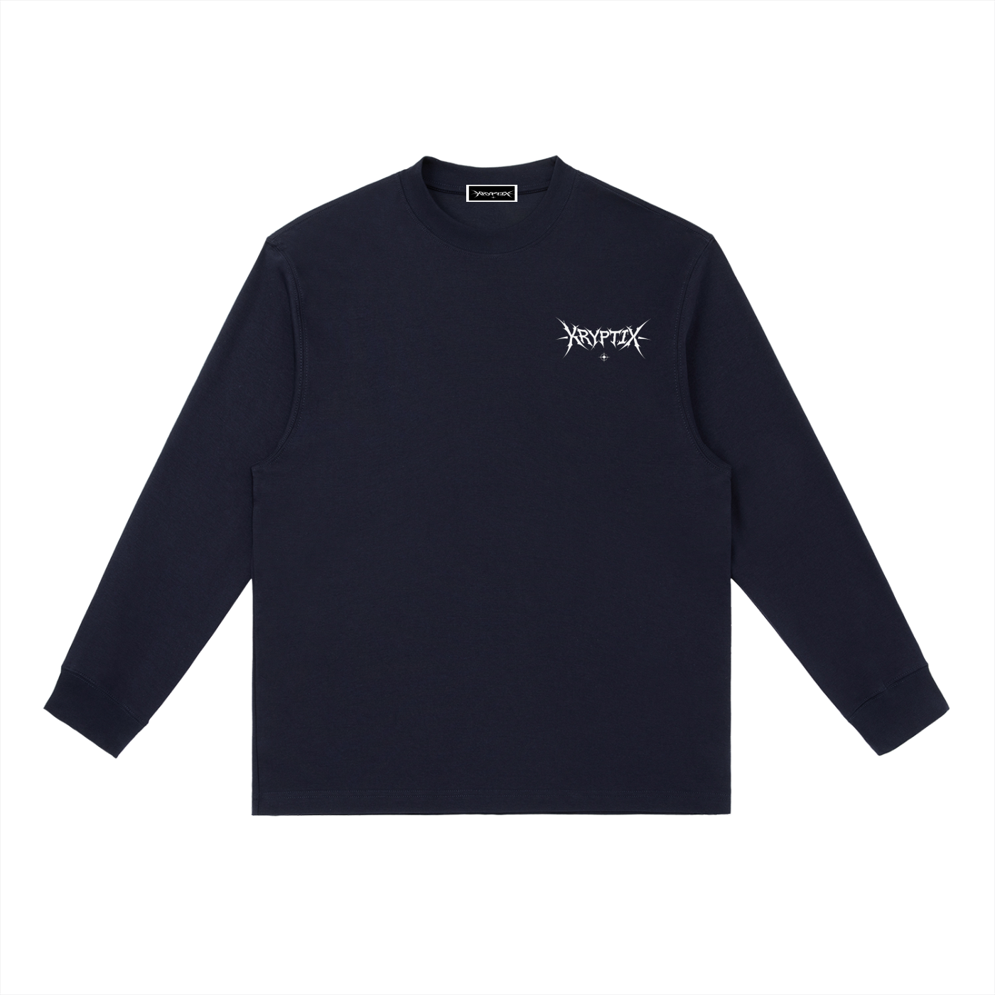 Krpytix-Crewneck Long-Sleeve T-Shirt