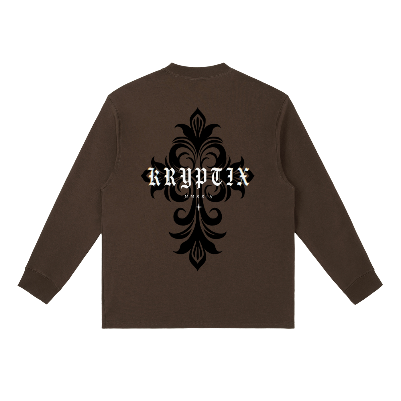Krpytix-Crewneck Long-Sleeve T-Shirt
