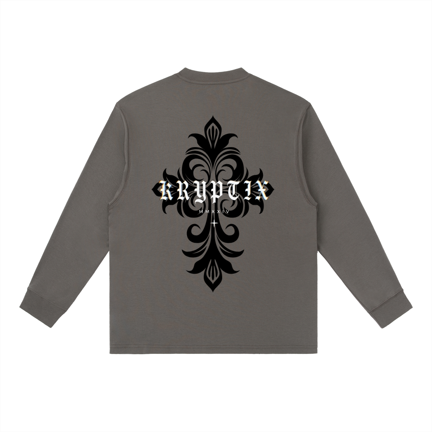 Krpytix-Crewneck Long-Sleeve T-Shirt