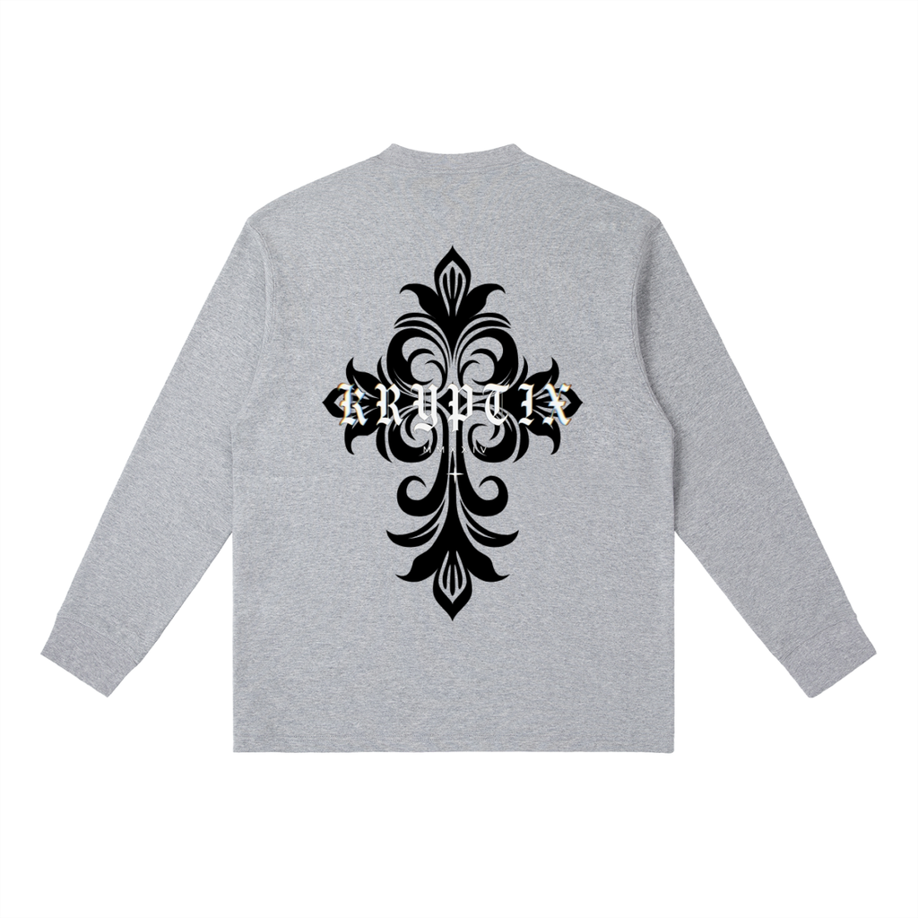 Krpytix-Crewneck Long-Sleeve T-Shirt