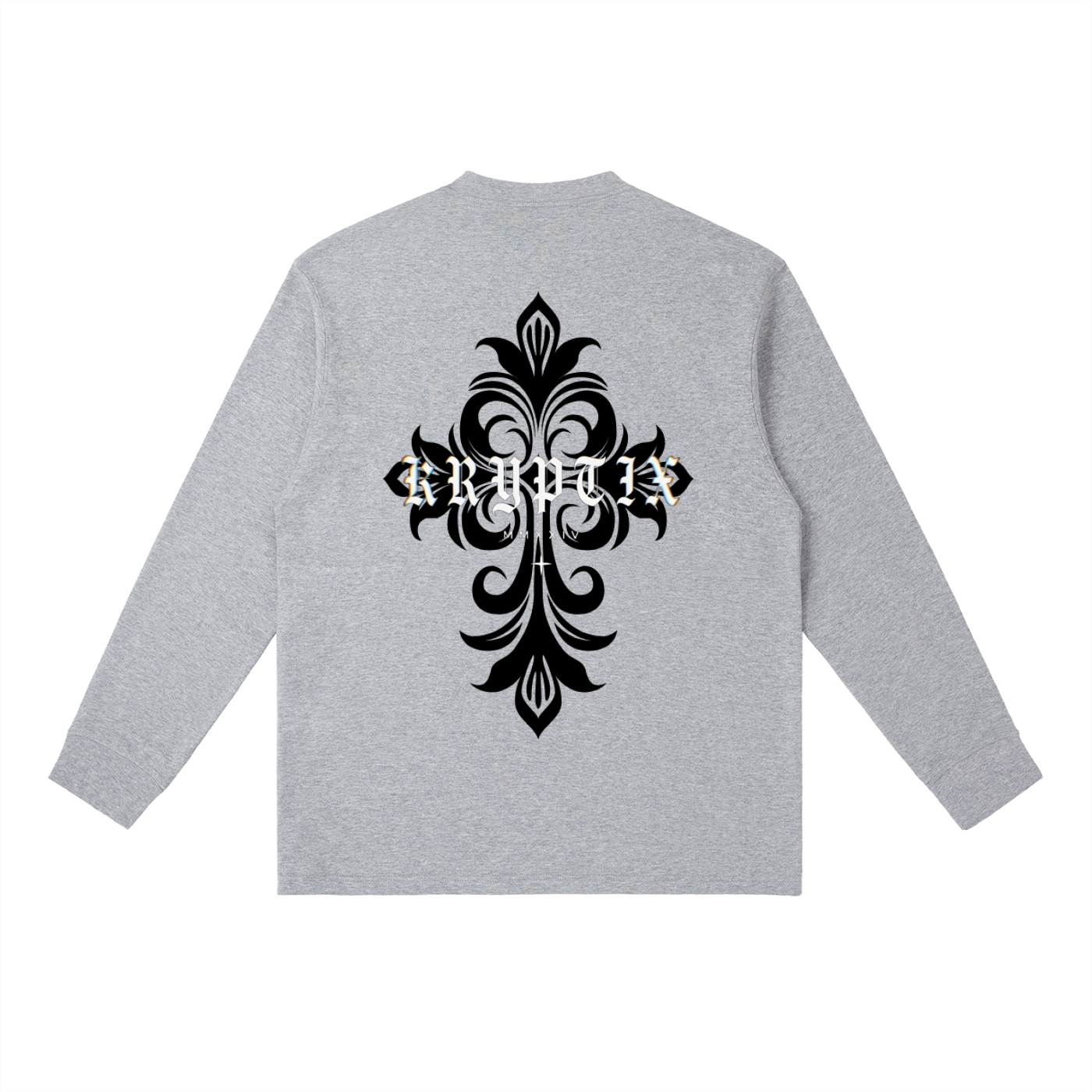 Krpytix-Crewneck Long-Sleeve T-Shirt